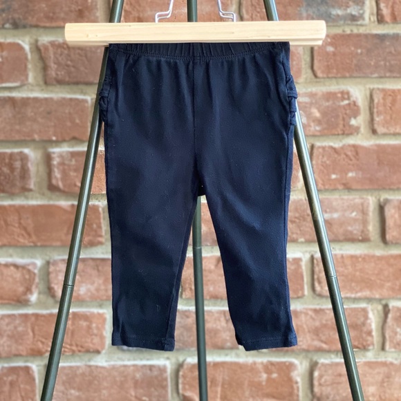 3-6M Old Navy Ruffle Bum Pants 2 Pack - Black & Grey - Picture 2 of 5